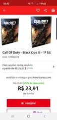 [Livro] Call Of Duty - Black Ops Iii - 1ª Ed. | R$24