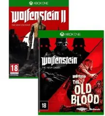 [68,99 no boleto] KIT BETHESDA WOLFENSTEIN XBOX ONE MIDIA FISICA