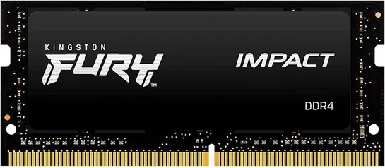 Memória Kingston Fury Impact, 8GB, 2666MHz, DDR4, CL15, Para Notebook - KF426S15IB/8