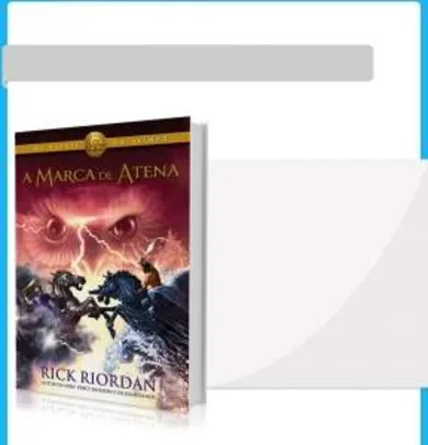 [submarino] Livro - A Marca de Atena - Série Os Heróis do Olimpo - Livro 3 R$ 12,00