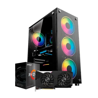 Pc Gamer Enifler Amd Ryzen 5 5600X, RTX 3060, 16GB RAM, SSD 480GB, Hayom