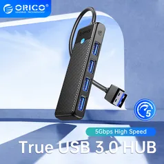 HUB USB 3.0 Orico 4 Portas (15cm) 