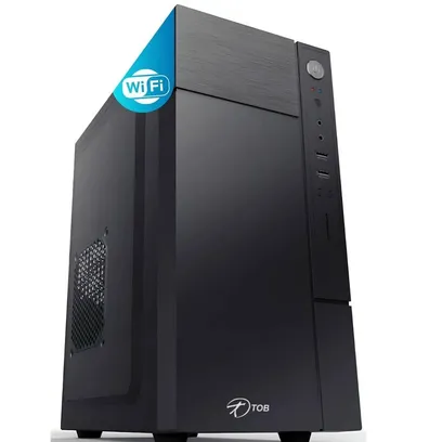Foto do produto Computador Tob Intel Core I3 Com Wi-Fi Ssd 480GB Memória 8GB Windows 10 Pro Trial Desktop Cpu