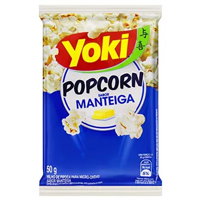 Popcorn Micro Manteiga Yoki 50g (10 Un) R$7