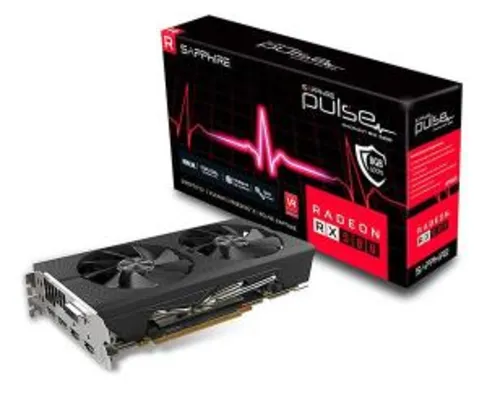 Placa de Vídeo Sapphire Pulse Radeon RX 580 8GB GDDR5 256 Bits Por R$ 1287,99