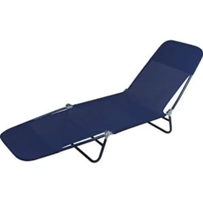 Cadeira Espreguiçadeira Mor Azul Textilene | R$ 187