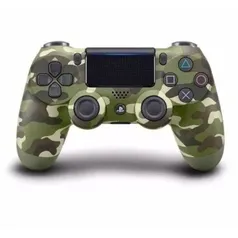 Controle Dualshock PS4 Camuflado Verde