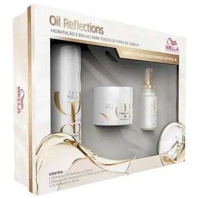 Kit Wella Professionals Oil Reflections Power Trio (3 Produtos)