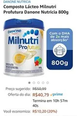 Composto Lácteo Milnutri Profutura Danone Nutricia 800g