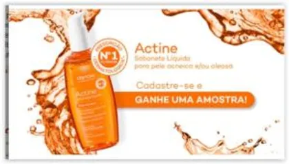 Amostra grátis Actine Sabonete Líquido