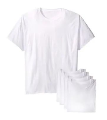 Kit 5 Camisetas Básicas Masculina Part.b T-shirt Algodão Branca Tee