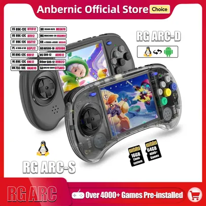 [Com impostos] Console Retrô Portátil ANBERNIC RK3566 64GB 