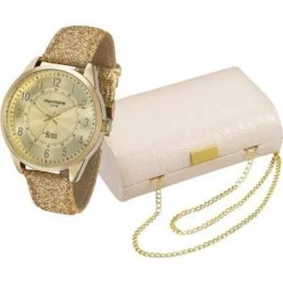 [SHOPTIME] Relógio Feminino Mondaine Analógico Fashion 76482lpmvdh1k1 + Bolsa