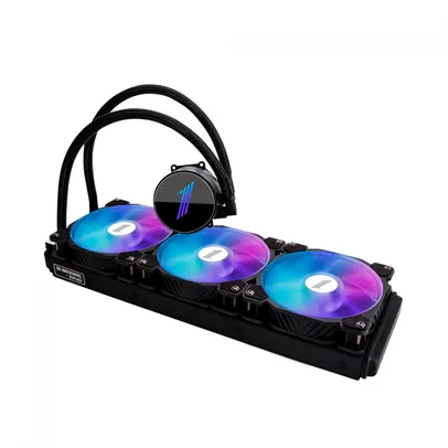 Water Cooler 1STPLAYER TS360, ARGB, 360mm, Intel-AMD, Controladora, Black (BOLETO)