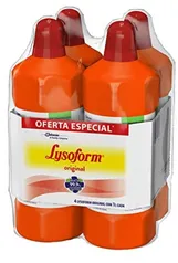 (Prime Recorrência) Kit com 4 Desinfetantes Lysoform Bruto Original 1L