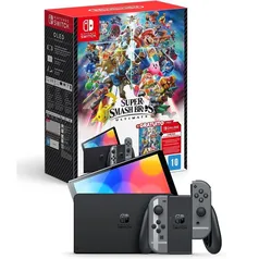 Bundle: Console Nintendo Swicth Oled Bund Smash, Super Smash Bros Ultimate