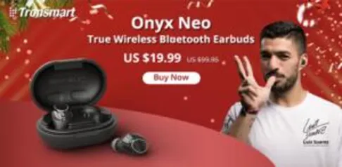 Fone de ouvido Bluetooth 5.0 Tronsmart Onyx Neo