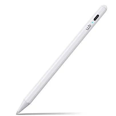 Caneta Pencil WB Para Apple iPad com Palm Rejection e Ponta de Alta Precisão 1.0mm Branca