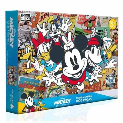 Quebra-cabeça Mickey com 1000 Peças - Game Office