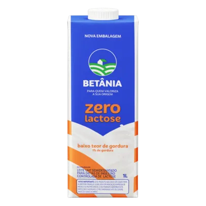 Leite Betânia Zero Lactose 1L