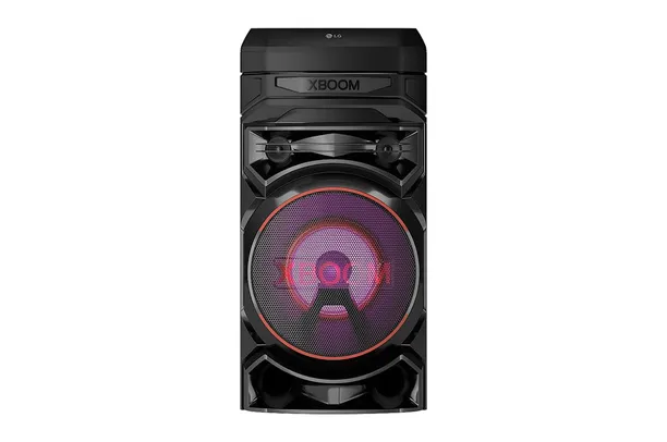 Caixa de Som Acústica LG XBOOM RNC5 Multi Bluetooth Graves Potentes Karaokê Função DJ Entrada de Microfone e Guitarra