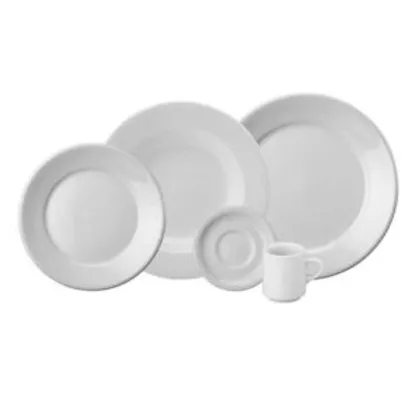 [CC Shoptime] Aparelho De Jantar Café Schmidt Porcelana 20 Peças R$ 88