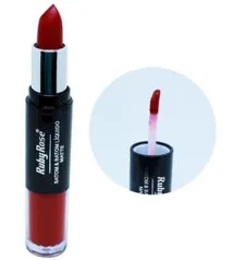 Batom Duo Matte Ruby Rose - R$9 e R$9,95