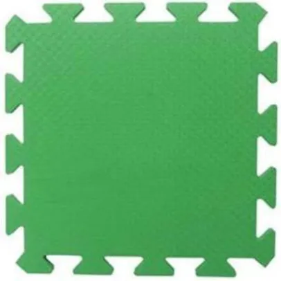 Tapete Eva Verde Bandeira 50x50x1cm 10mm - R$4,99
