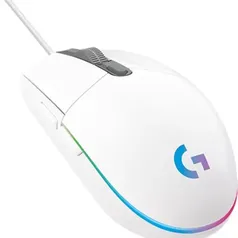 Mouse Gamer usb, G203, 8000dpi, Lightsync, Branco, 910-0057945, Logitech G - CX 1 UN