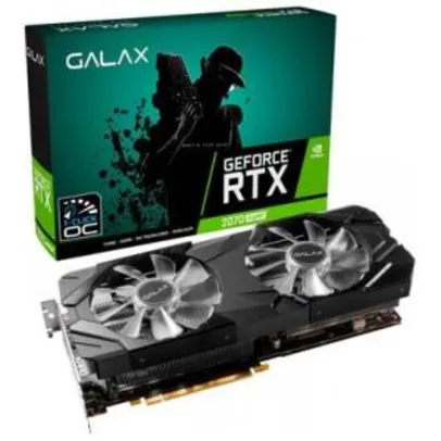 Placa de Vídeo Galax NVIDIA GeForce RTX 2070 SUPER EX (1-Click OC) 8GB, GDDR6 - R$ 2.799