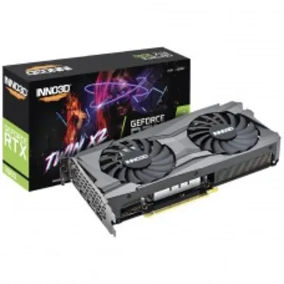 Placa de Vídeo INNO3D GeForce RTX 3060 TWIN X2, 8GB, GDDR6, DLSS, Ray Tracing, N30602-08D6-11902130