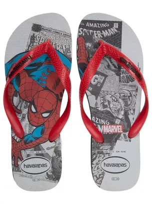 Sandália Masculina Top Marvel Clas - Havaianas - Cinza  - Tam. 39 40 41 42