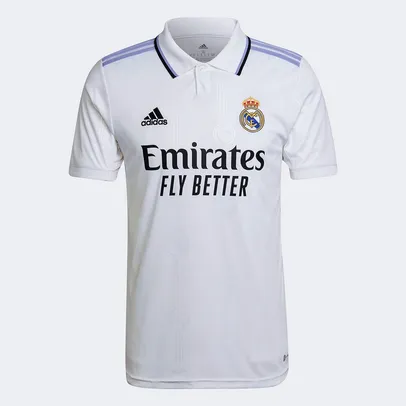 Camisa Real Madrid Home 22/23 s/n° Torcedor Adidas Masculina (Tam G ao EGG)