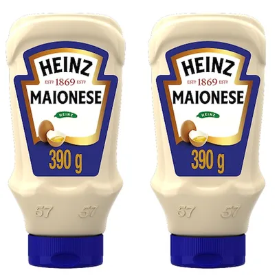 [2 unidades] Maionese Heinz Tradicional 390g