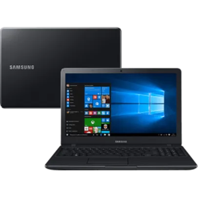Notebook Samsung Expert X19 Intel Core i5 4GB 500GB Tela LED FULL HD 15.6'' Windows 10 - Preto