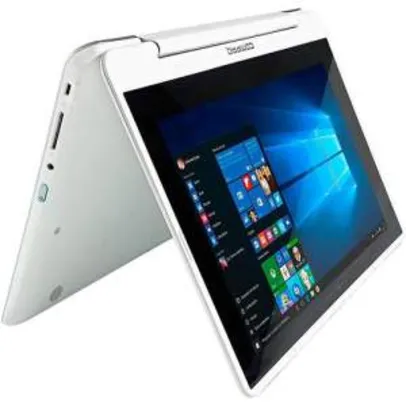 Notebook 2 em 1 Compaq Presario CQ360 Intel Dual Core 4GB 500GB Tela 11" Windows 10 Touch - Branco por R$ 1099