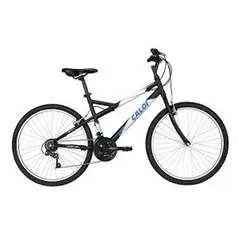 Bicicleta Caloi Montana T18R26V21, Aro 26" e 21 Marchas Preto/Fosco