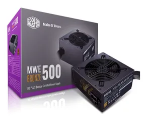 Fonte Cooler Master MWE V2 500W, 80 Plus Bronze, PFC Ativo, MPE-5001-ACAAB-BR