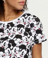 Blusa Feminina Cropped Estampa Mickey Disney