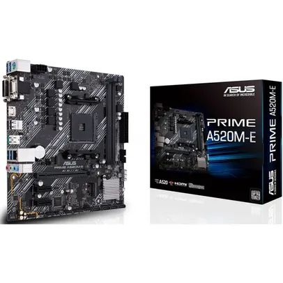 Placa Mae Asus Prime A520M-E DDR4 AM4