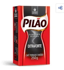 Café Pilão Torrado e Moído Extra Forte Vácuo 250g