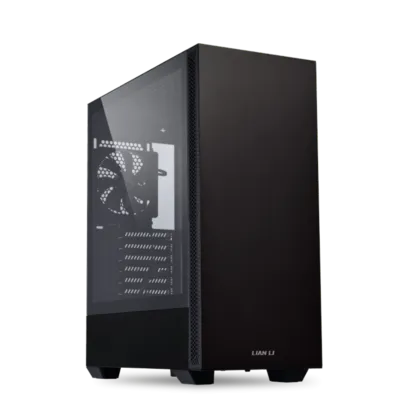 Gabinete Gamer Lian Li Lancool 205, Mid Tower, Vidro Temperado, Black, Sem Fonte, Com 2 Fans