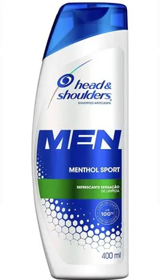 (Prime) (Recorrência) Shampoo De Cuidados Com A Raiz Head & Shoulders Men Menthol Sport 400Ml