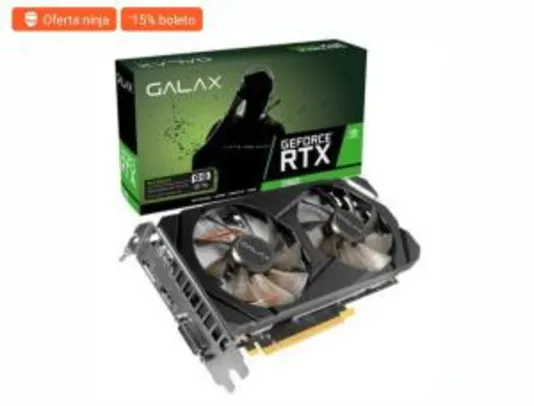 Placa de Vídeo Galax NVIDIA GeForce RTX 2060 6GB