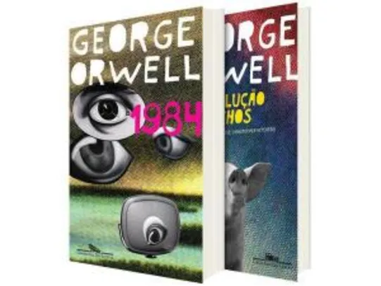 [APP+Cliente Ouro] Kit Livros George Orwell - A Revolução dos Bichos + 1984 - R$26