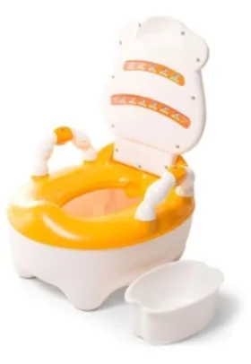 Troninho Luxo Fazendinha Laranja Prime Baby - R$ 39,90