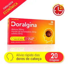 (LEVE3PAGUE2)Doralgina Com 20 Drágeas Neo Química 