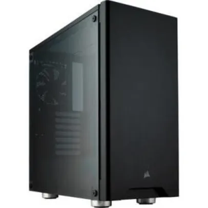 Gabinete Gamer Corsair Carbide 275R sem Fonte, Mid Tower, USB 3.0, 2 Fans, Preto com Lateral em Acrílico - CC-9011130-WW