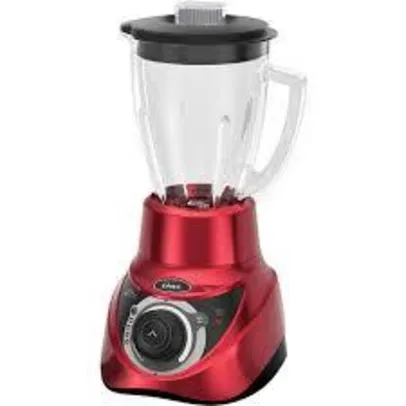 Liquidificador Oster Maximum Dial 1,2L Copo de Vidro Com Timer - Vermelho - R$199