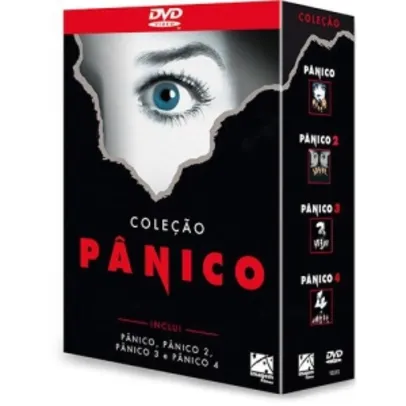 [Americanas] Coleção DVD Pânico: 1, 2, 3 e 4 (4 DVDs) R$52,79 1x cartão // 59,99 boleto